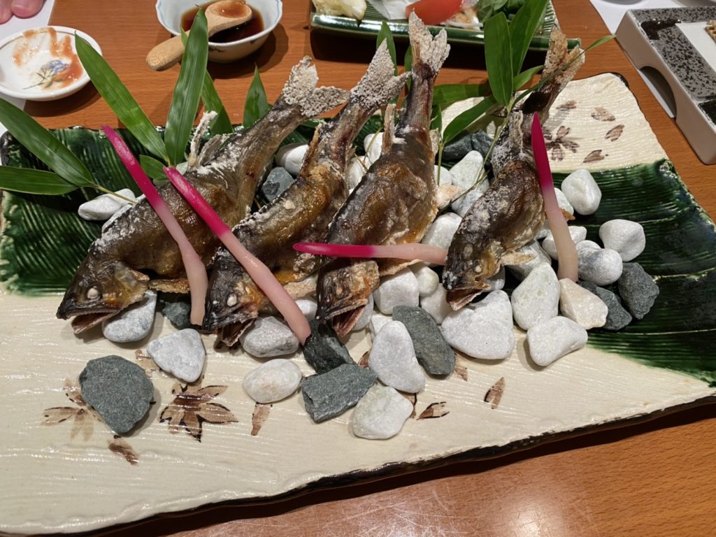 鮎の塩焼き
