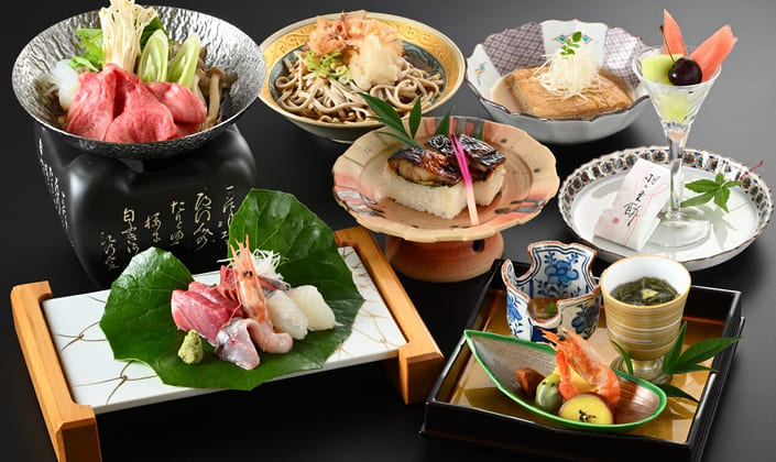 お手軽越前ズワイ蟹（お1人様丸ごと1パイ）+福井の味覚食べ尽くしコース