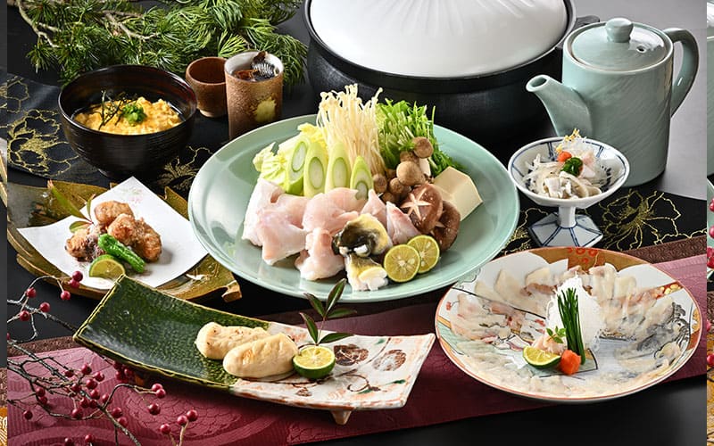 18,000円コースの料理