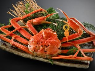 越前がに2杯分使った豪華コース「饗宴コース」 料理1
