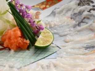 カニ・フグ・ノドグロ食べ比べ膳 料理1